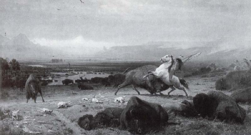 Albert Bierstadt Der Letzte Buffel